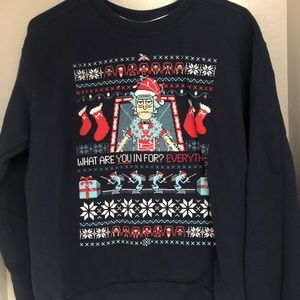 Rick and Morty Christmas Sweater Size M